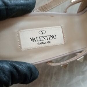 Valentino Garavani Women's Tan Studded Sandals